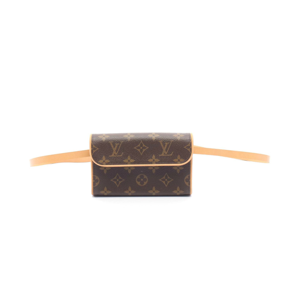 Louis Vuitton Pochette Florentine Waist Bag Body Canvas Leather Monogram Brown